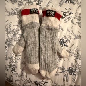 Jockey Red, Gray, and White Casual Socks